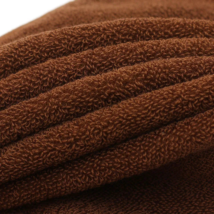 Schwarze Baumwolltücher – Luxuriös Jacquard – 34x74cm/70x140cm