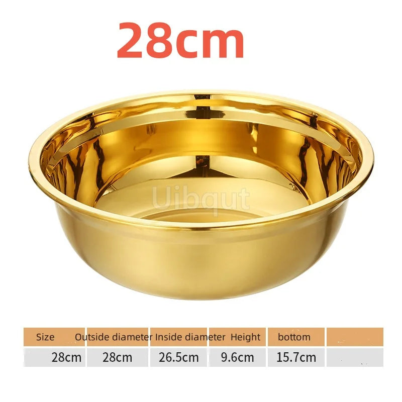 Sieb – Goldener Edelstahl – Verschiedene Grössen