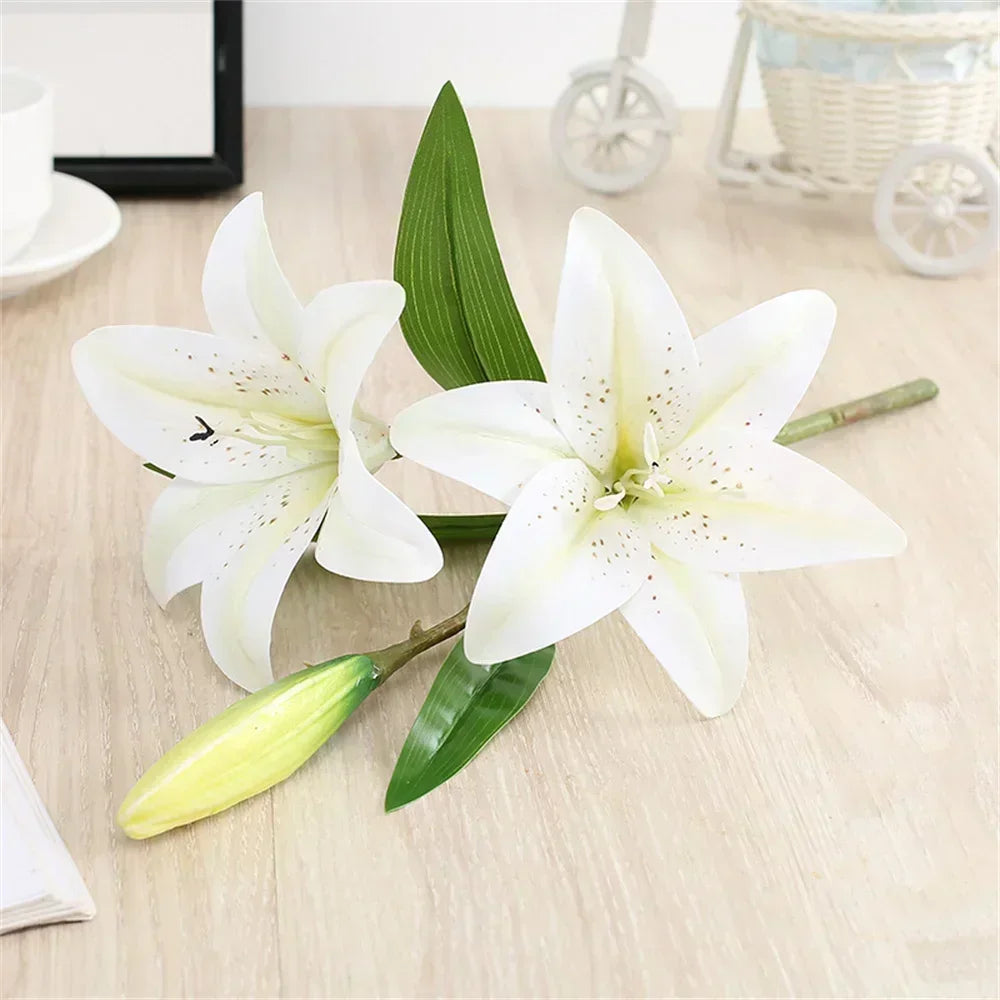 Künstliche Lilien – PU Design – Indoor Deko