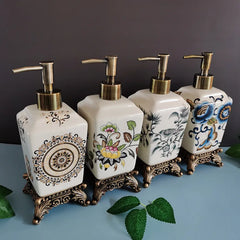 Nordic Vintage Lotionspender – Keramik Design 340ml