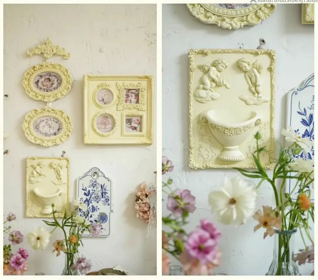 Vintage Fotorahmen aus Harz – Unregelmässiges Design