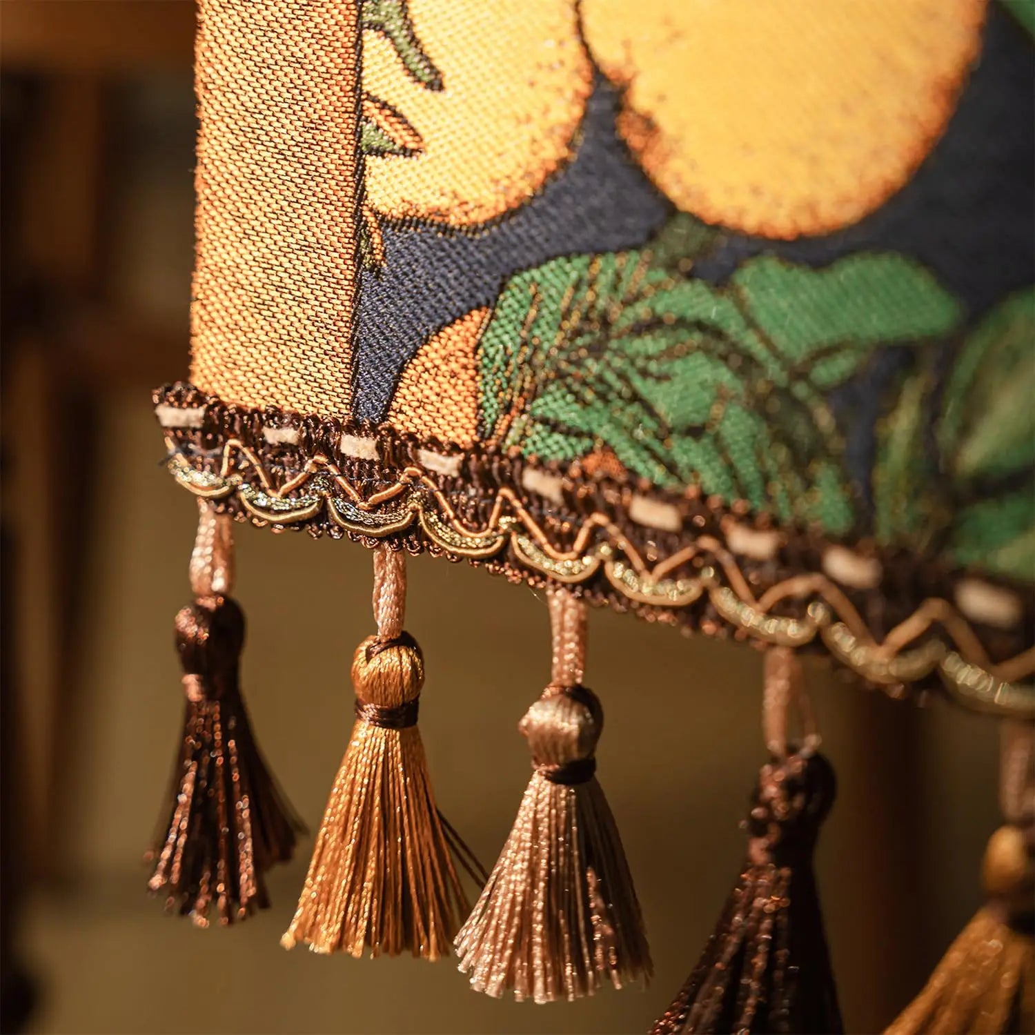 Floraler Tischläufer – Leinenmischung – Versch. Grössen