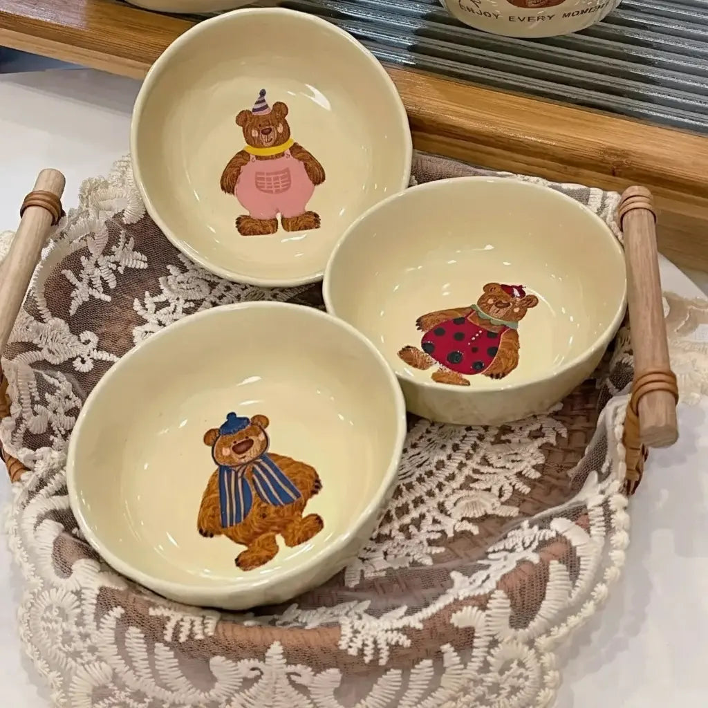 Keramik Schüsselset – Bone China Design – 20 cm Stilvolles Essgeschirr