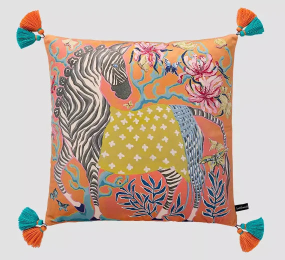 Samt Kissenbezug – Chinesischer Stil – 60x60cm