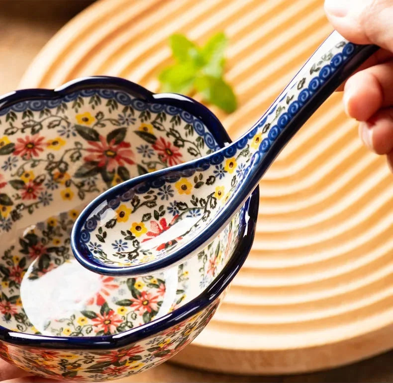 Kreative Porzellan Tassen – Bohemia Stil für Zuhause, 500ml