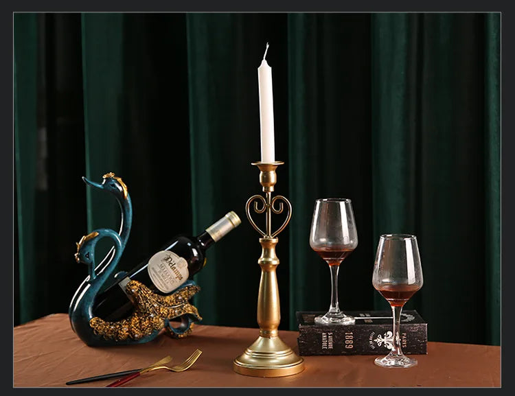 Französischer Kerzenhalter – Europäischer Stil – Für romantische Abendessen