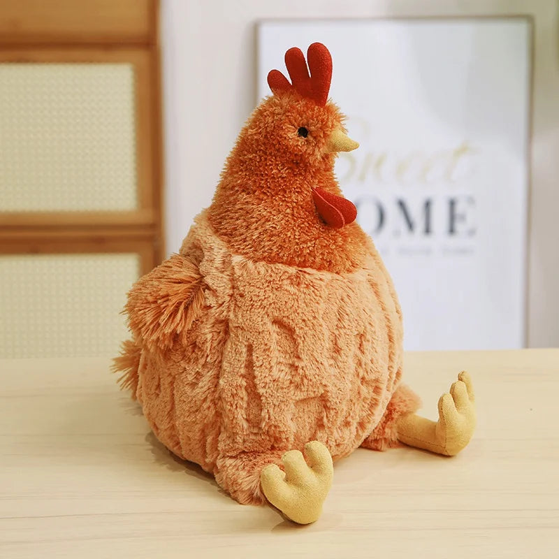 Kuschelhuhn Plüsch – Weiche Baumwolle 23/35cm