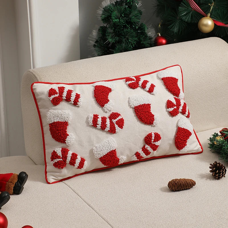 Weihnachtskissenbezug – Nordische Baumwolle – 30x50cm