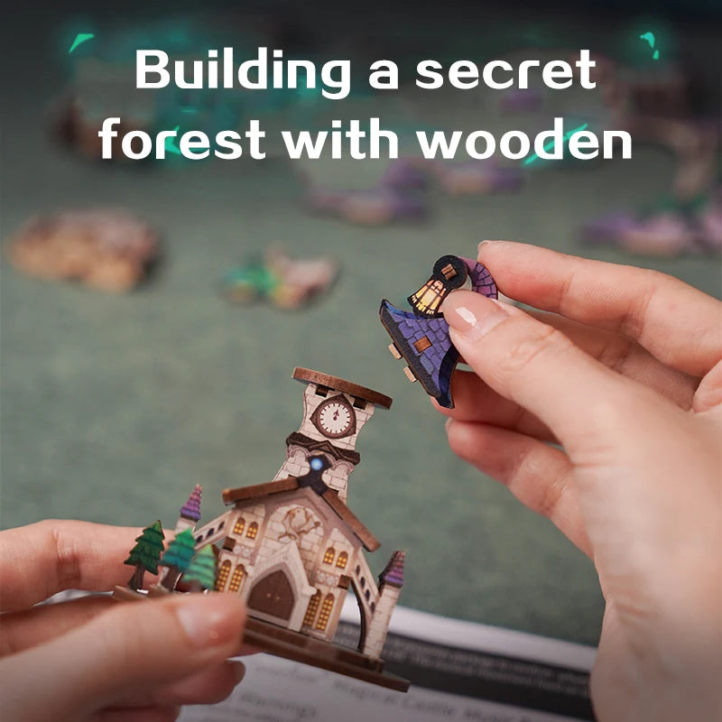 3D Holz Musikbox – DIY Zauberschloss Puzzle