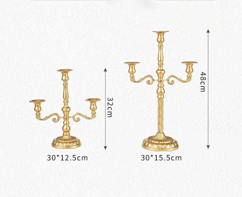 Retro Blumentopf Kandelaber – Europäisches Design, Hochzeiten