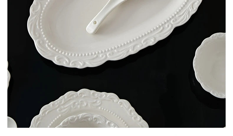 Keramik Essteller – Vintage Französisch – 8.4 Inches