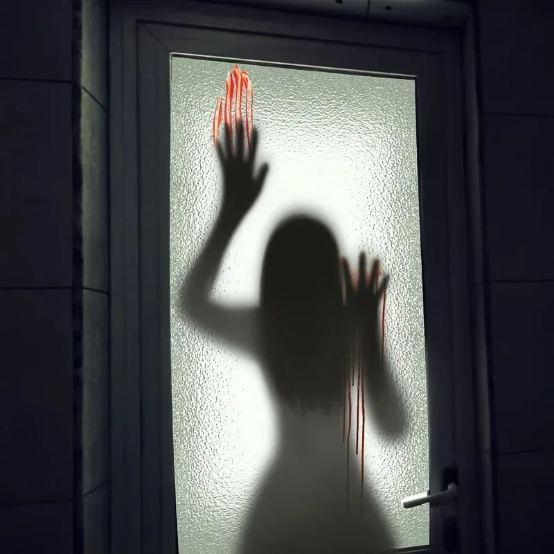 Halloween Fenstersticker – PVC Design – Schaumstoffpapier Set