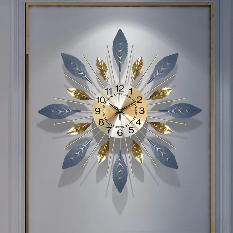 Wanduhr Kunst – Nordisch Stil für Wohnzimmer