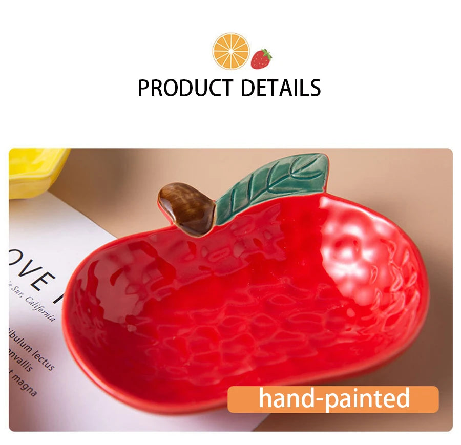 Keramik Saucenschale – Handbemalt – Blumenform