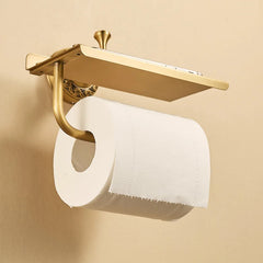 WC-Rollenhalter – Antik Messing Gebürstet