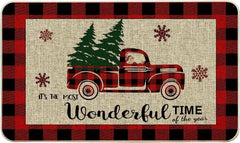 Weihnachts-Fussmatte – Moderne Polyester – 50x80 cm