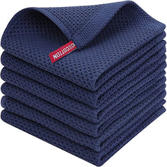 Reines Baumwoll-Küchentuchset – Waffelstruktur – 30x30cm