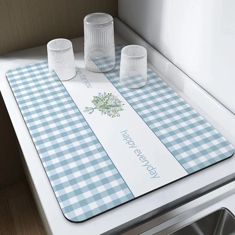 Abtropfmatte – Modernes Gummi-Design – Verschiedene Grössen