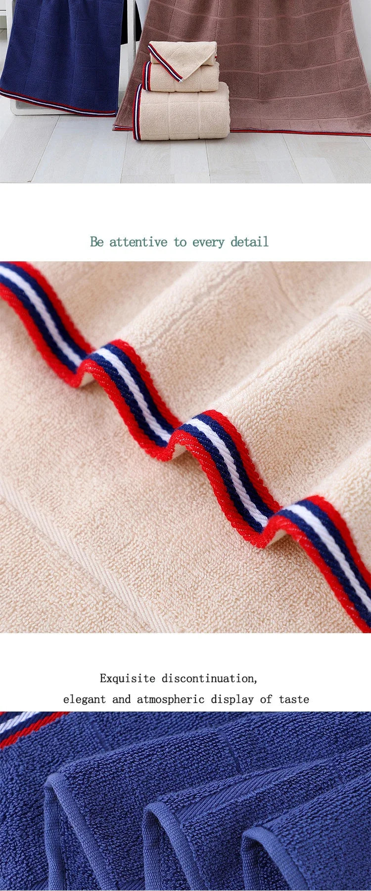 6-teiliges Handtuchset aus 100% Baumwolle in verschiedenen Farben