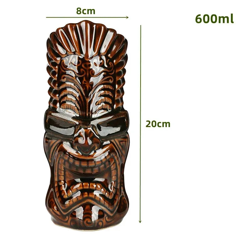 Keramische Tiki-Becher – Amerikanisch Handgemacht – 201-700ml