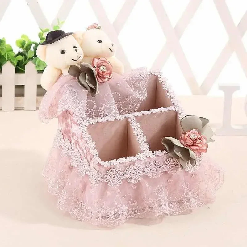 Multifunktions-Aufbewahrungskorb – Europäischer Stil – 29x18x14cm