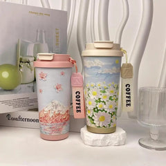 Wildblumenbecher – Edelstahl Design – 500ml Besonderheit