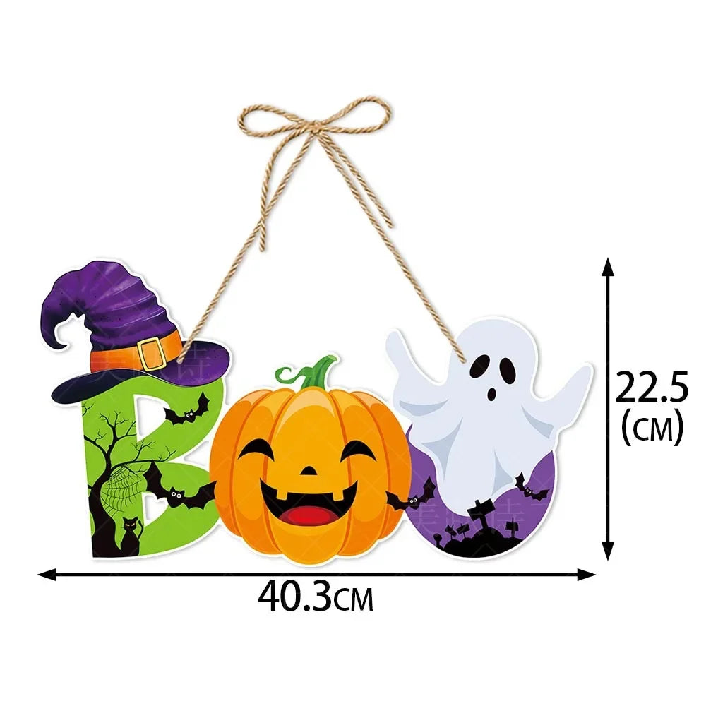 Halloween Türanhänger – Papierdeko – Charmanter Festlicher Touch