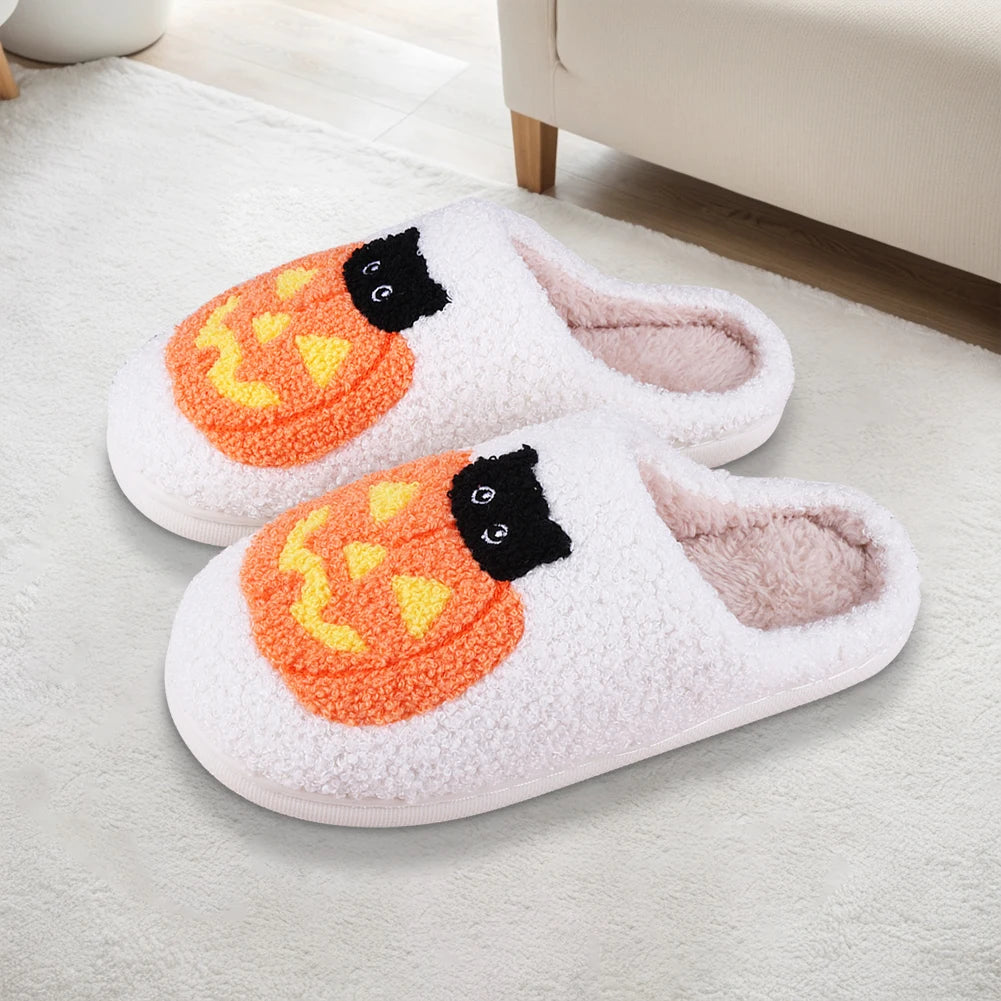Halloween Slippers – Kuscheliges Katzen-Design – Wärme Innen