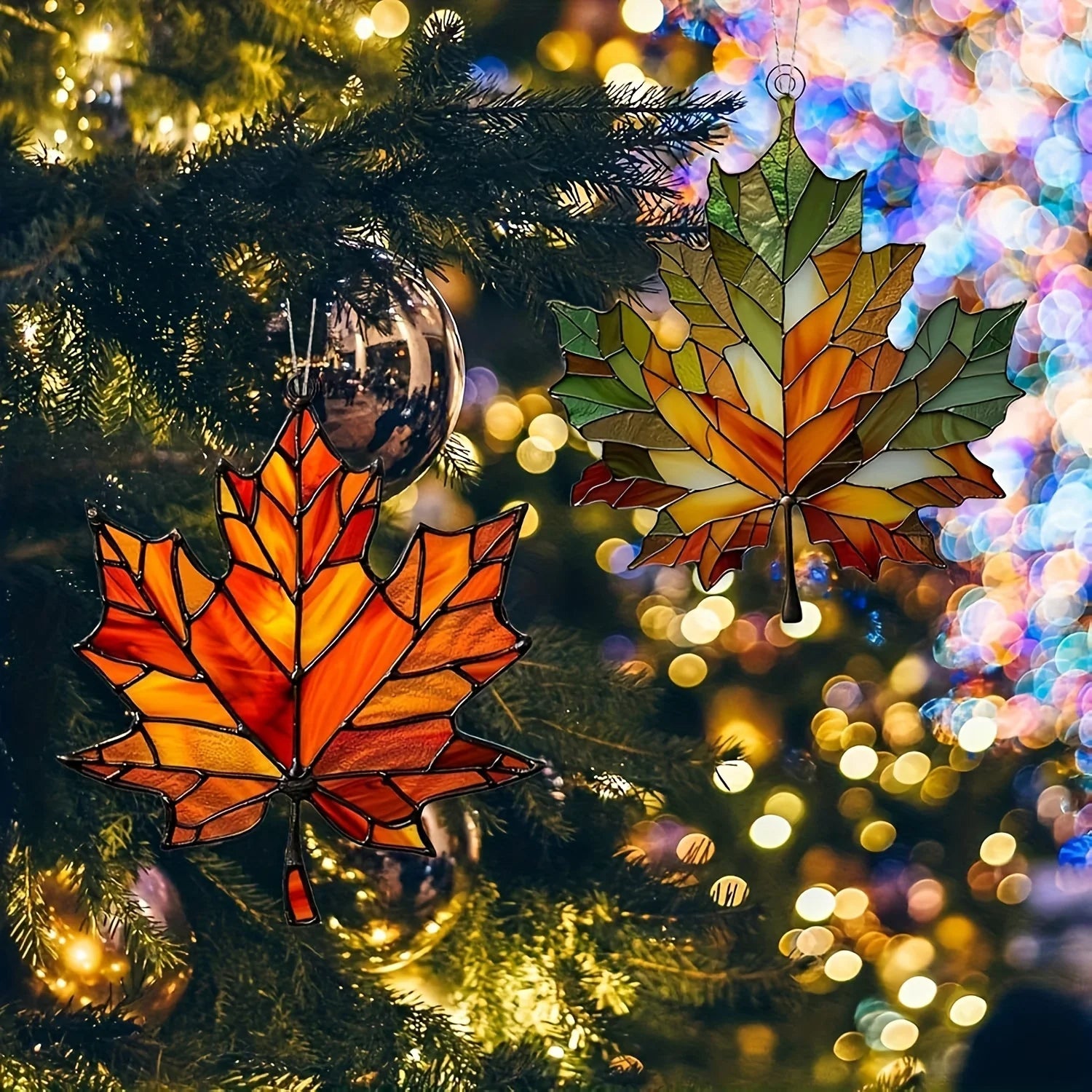 Acryl-Lichtfänger Ahornblatt – Herbstdekor – Deko-Einsatz