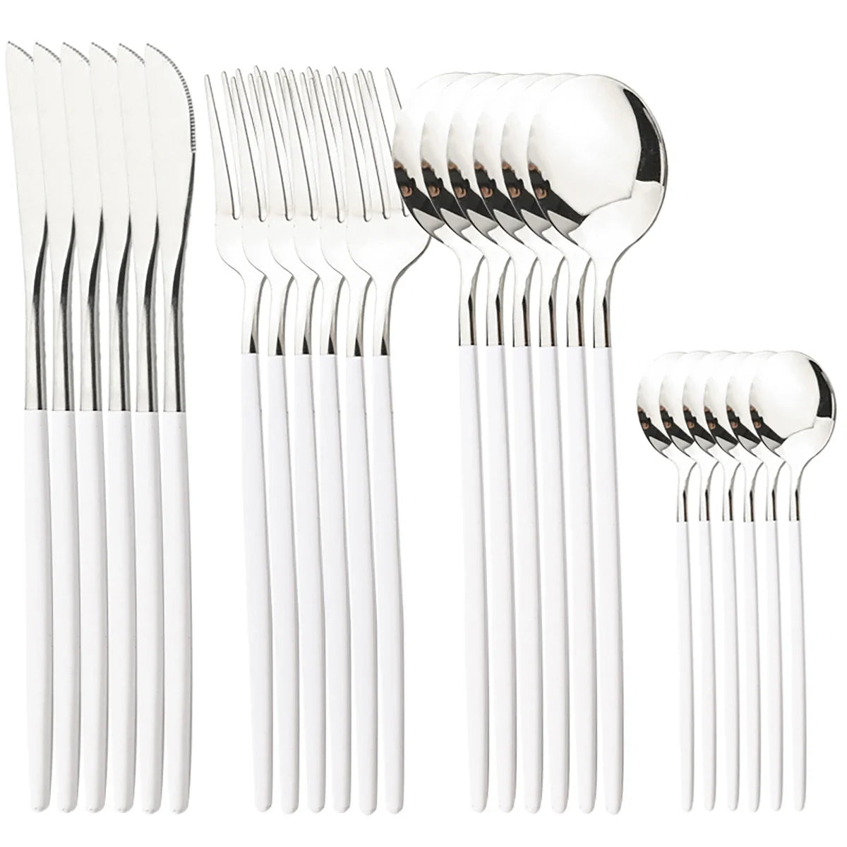 Gold Besteckset – Edelstahl – 24-teilig