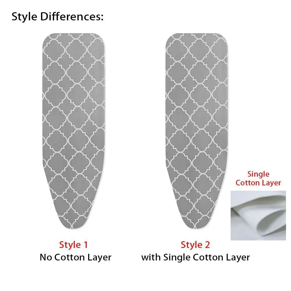 Bügeltischbezug – Baumwolle Klassisch Grau – Verschiedene Grössen