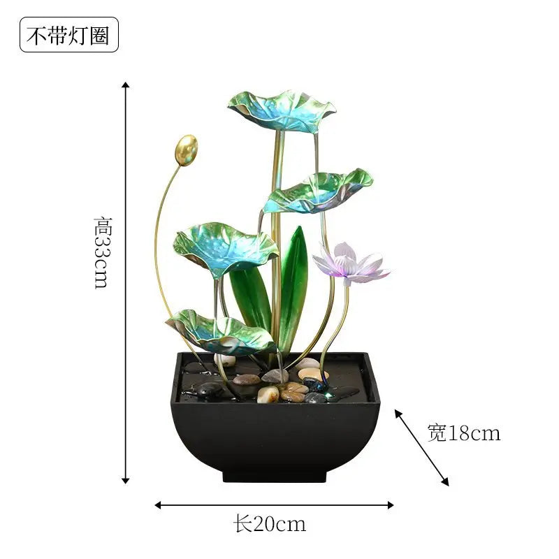 Moderner Brunnen – Minimalistisches Design – 10cm Tisch