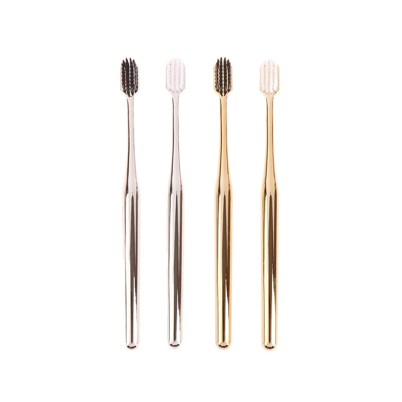 Luxuszahnbürste – Gold/Silber Design – Ergonomischer Komfort