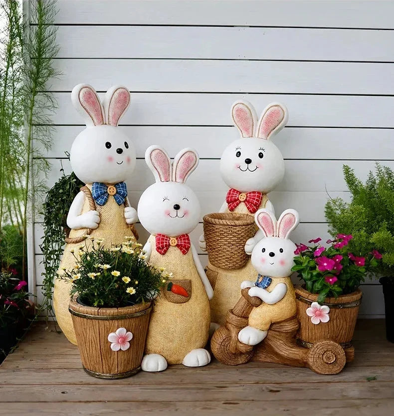 Häschen Blumentopf – Moderne & Outdoor Stil