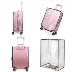Staubfeste Kofferschutzhülle – Transparentes PVC – Reise-Essential