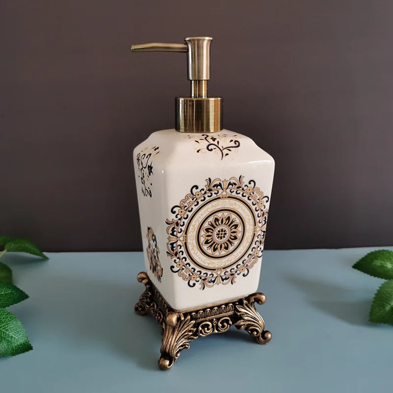 Nordic Vintage Lotionspender – Keramik Design 340ml