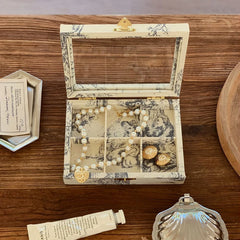 Schmuckdisplay Tablett – Künstlerisches Leinen-Design, Verschiedene Grössen