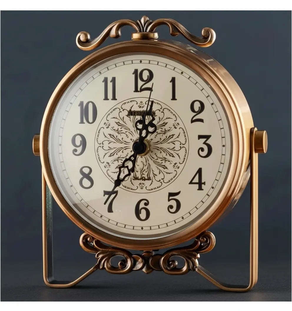 Europäische Uhr – Metall-Design – Ideal für Wohnräume