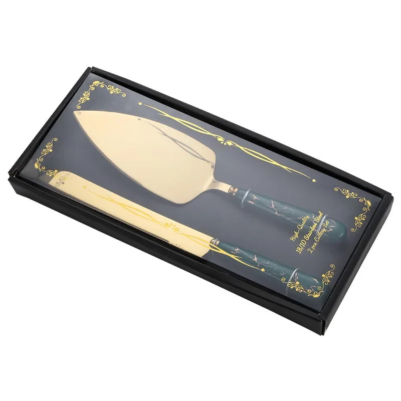 Edelstahl Kuchenschaufel – Keramikgriff, Luxuriöses Design