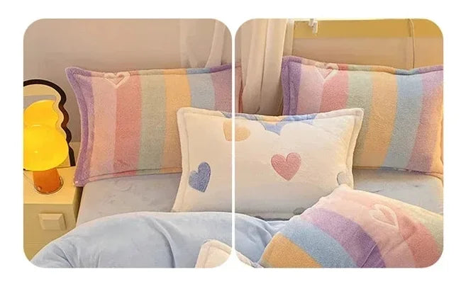 Flanell Bettbezug – Pastoral Stil – Gemütlich & Warm