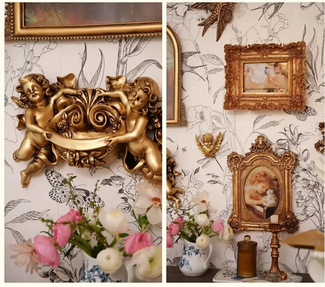 Mini Engelsfigur – Vintage Harz Deko