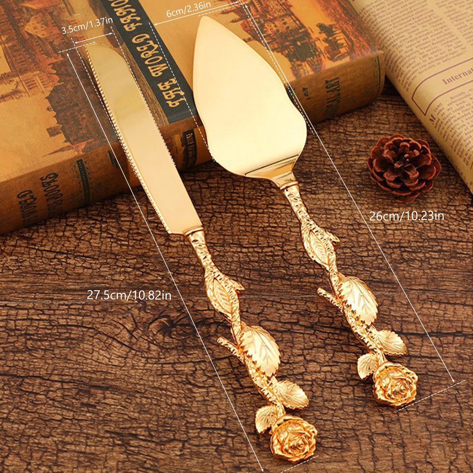 Kuchentools – Gold Retro Zinklegierung – Hochzeiten & Partys