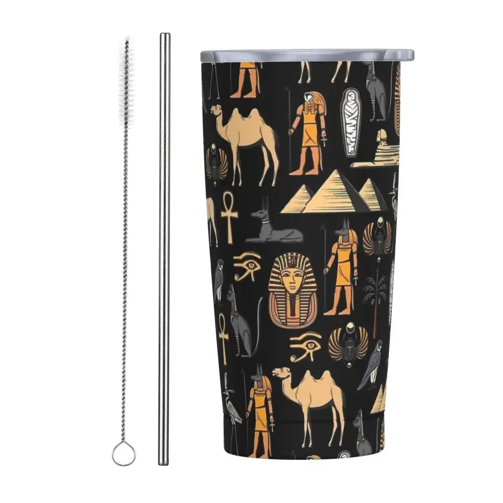 Edelstahlbecher – Kupferkunst Design – Isolierter Becher