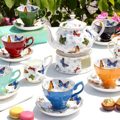 Bone China Teeset – Elegantes English Design Set