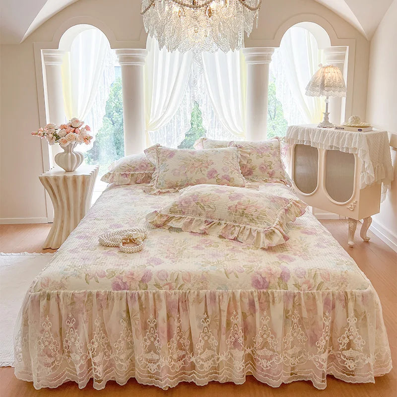 Bettbezug Set – Koreanischer Prinzessinnenstil – 100% Baumwolle