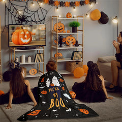 Flanell-Decke – Gemütliches Halloween-Design – Verschiedene Grössen
