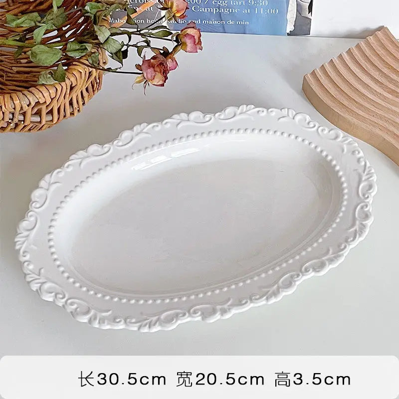 Keramik Geschirrset – Retro Stil – Westliche Küche