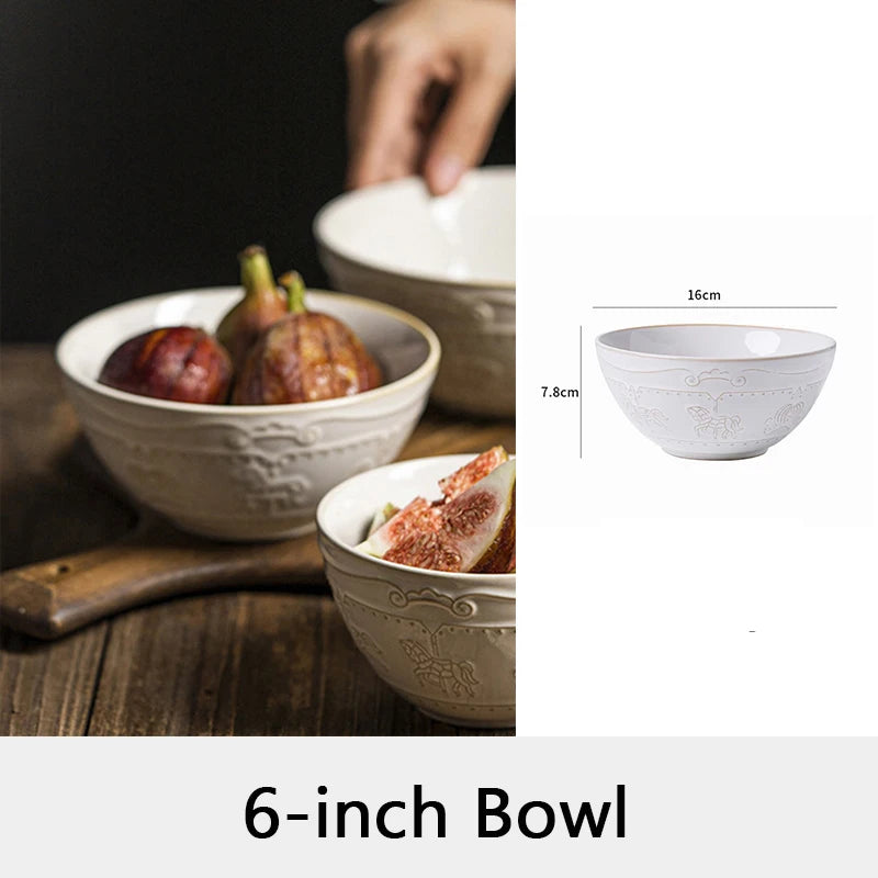 Keramik Geschirrset – Handgefertigt, Off White