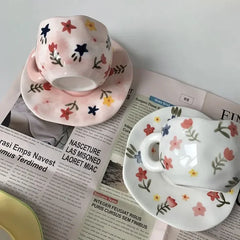 Keramik Kaffee Set – Handgefertigtes Porzellan, Spülmaschinenfest