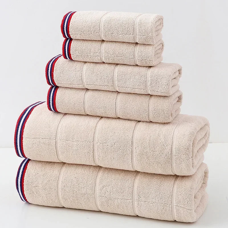 Luxuriöses Baumwolle Badeset – 100% Baumwolle – 6-teilig